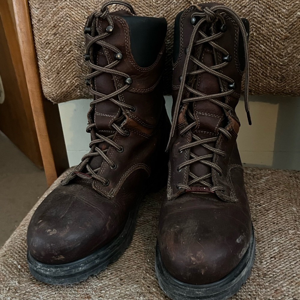 Timberlands PRO | Steel-toe leather boots | size 9